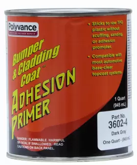 Polyvance 694687000592 Bumper And Cladding Adhesion Coat Primer - Dark Gray Qt