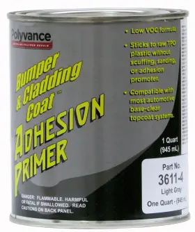 Polyvance 694687002916 Bumper And Cladding Adhesion Primer Low Voc Light Gray Quart