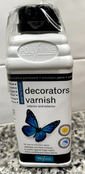 Polyvine 729870001060 Decorators Varnish For Interior And Exterior 17.6 Oz Brand New Fast Shipping
