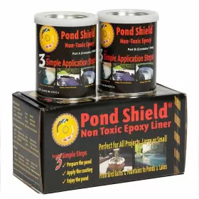Pond Shield 896772001105 Armor Sku-gray-qt-r Non-toxic Epoxy Paint 1.5-quart Gray