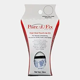 Porc-a-fix 028672048274 High Heat Touch-up Repair Glaze Paint Appliance White Hh-1