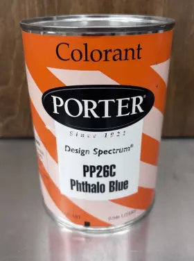 Pp26c Porter Paints New Paint Colorant Concentrate - Phthalo Blue 1 Quart Sealed