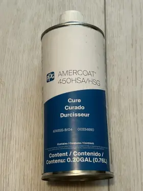 00334553 Ppg Amercoat 450h Cure At45h-b/04 Gloss Polyurethane Liquid 0.20 Gal