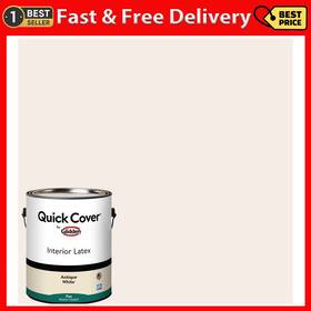 Ppg 313113671686 Interior Latex Paint Flat Finish Antique White One Gallon Quick Cover