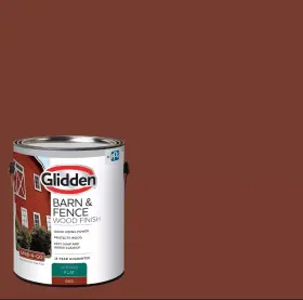 378883 Ppg 5 Gallon Glidden Grab-n-go Barn And Fence Wood Exterior Paint Flat Red