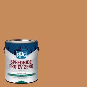 Ppg 445042454467 Speedhide Pro-ev Zero 1 Gal. Ppg16-19 Broomstick Flat Interior Paint