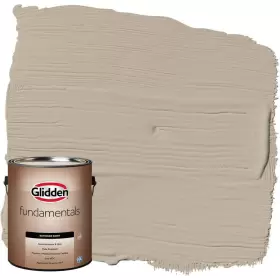 467502 Ppg Glidden Fundamentals Exterior Paint Discover / Beige Flat 1 Gallon