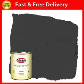 468002 Ppg New - Interior Paint Black Eggshell 1 Gallon