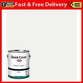 Ppg 744110278873 Glidden Quick Cover Interior Latex Paint Flat White 1 Gallon