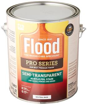 Ppg Architectural Fin/flood Fld812-01 Flood/ppg Pro Ntrl Base Stain 1 Gallon