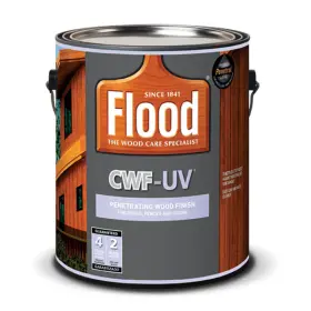 Fld521-1 Ppg-flood Cwf-uv Matte Redwood Water-based Wood Finish 1 Gal