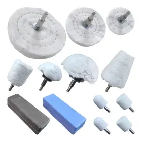 Prkt-13pc Pr Purui 13pcs Metal Buffing Polishing Wheel Kit For Drill Aluminum Brass Br