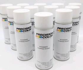 Precision Color Wxm005l Metal Spray Paint Touch Up Copper Penny Raabe - 12 Cans