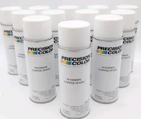 Wxm005l Precision Color Metal Spray Paint Touch Up Copper Penny Raabe - 12 Cans