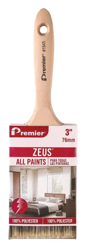 1545 Premier Zeus 3 Inch W Stiff Flat Paint Brush Pack Of 12 1545 Premier Zeus 3 Inch W Stiff Flat Paint Brush Pack Of 12