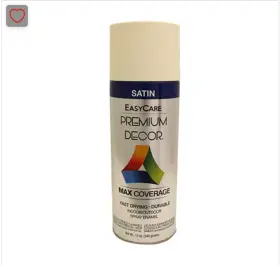 Pds-118 Premium Decor 042909100276 Spray Paint - Satin Marshmellow 12 Oz