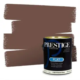 E100-n-2009-9vp Prestige Exterior Paint And Primer In One 1 Gal Acrylic Latex Flat Finish Low Voc