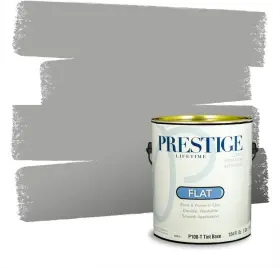 P100-t-4004-1cvp Prestige Self-priming Interior Flat Paint 100% Acrylic Latex Washable Stain Resistant