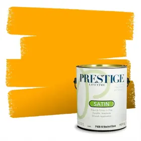 P400-n-3001-1avp Prestige Paints P400n30011avp Paint And Primer In One 1 Gallon Orange Glow