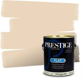 Prestige Paints E100-p-3003-8bvp Exterior Paint And Primer In One - 100% Acrylic Low Voc Flat Finish 1 Gal