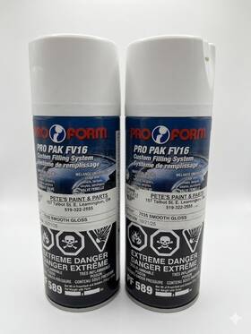 Pro Form 624214005899 2 Pack Pak Fv16 Spray Paint 7035 Smooth Gloss Gray Universal Blend