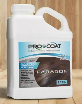 Procoat 718026001542 Paragon Hard Wood Floor Coating- Satin- Waterborne Finish- 1 Gal