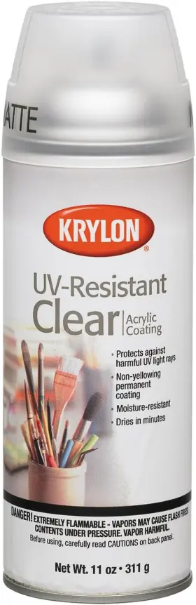 1309 Products Group 313115870827 Uv Resistant Acrylic Coating Spray 11 Ounces Matte 2-pack 2