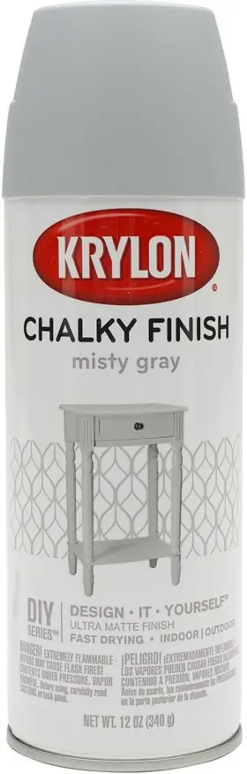 K04102000 Products Group 12 Oz 4102 Misty Gray Chalky Finish Spray Paint Coating