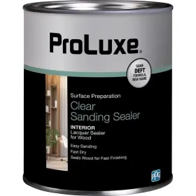 Plx015 Proluxe Plx015/04 Smooth Clear Oil-based Lacquer Sanding Sealer 1 Quart Self-leveling Fast Dry