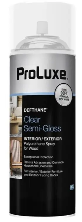 Plx023s Proluxe Plx023s/54 Deft Aerosol In/out Semi-gloss Clear Polyurethane 11.5 Oz
