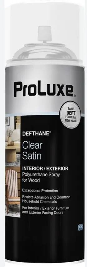 Plx025s Proluxe Plx025s/54 Deft Aerosol Ind/outdr Satin Clear Polyurethane Spray 11.5 Oz