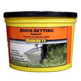Quikrete 8541977494 Quick Setting Cement 10-15 Min 10 Lb