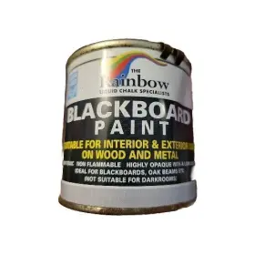 83007 Rainbow Chalk Markers Limited Chalkboard Blackboard Paint Black 8.5oz Matte Interior Exterior Metal