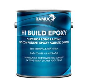 Ramuc Specialty Pool Coatings 91223xxxx-wt Hi Build Epoxy Paint - 2 Gallon Kit Voc Compliant -dawn Blue Color