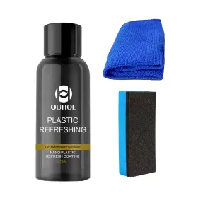 Rapidroo-shop 445020650669 30ml/50ml Plastics Refreshing Coating Agent Car Refurbishment Cleaning Pla