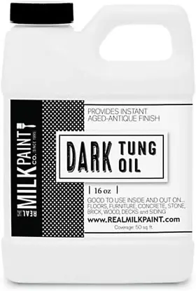Real Milk Paint 696602281666 Dark Tung Oil