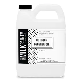 Real Milk Paint 813292023646 Wood Finish For Outdoor Furniture 32 Oz Defense Oil