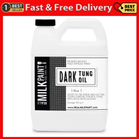 Dto-32 Real Milk Paint Co Llc Dark Tung Oil For Wood Finishing Cutting Boards Outdoor Fu