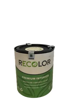 Recwinterflatint10 Recolor Eco-friendly Interior Premium Latex 2 Pound Pack Of 1 - White Flat