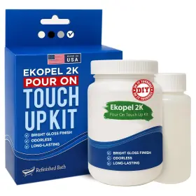 Refinished Bath Solutions 746729139071 Ekopel Bathtub Refinishing Kit - Made In The Usa Odorless Tub And Tile Regl