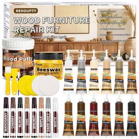 Rehoupty Rexbg002 Wood Furniture Repair Kit All-in-one Laminate Floor - Putty