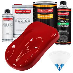 Restoration Shop 840234507711 - Victory Red Urethane Basecoat With European Clearcoat Auto
