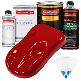 Restoration Shop 840234507711 - Victory Red Urethane Basecoat With European Clearcoat Auto