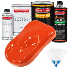 Restoration Shop 840234507797 - Charger Orange Urethane Basecoat With European Clearcoat