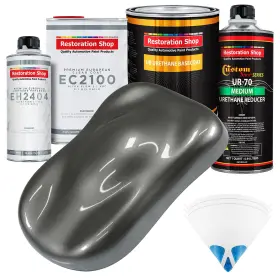 Restoration Shop 840234507902 Shop-dark Charcoal Metallic Urethane Basecoat With European
