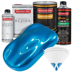Restoration Shop 840234508459 Intense Blue Metallic Urethane Basecoat With European Clearcoat Auto Paint Com Restoration Shop 840234508459 Intense Blue Metallic Urethane Basecoat With European Clearcoat Auto Paint Com