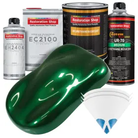 Restoration Shop 840234508565 Shop-british Racing Green Metallic Urethane Basecoat With European