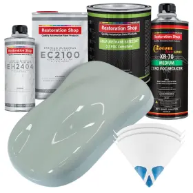 Restoration Shop 840234509005 Low V O C Urethane Basecoat With European Clearcoat Auto Paint Complete Quart