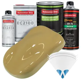 Restoration Shop 840234509197 Low V O C Urethane Basecoat With European Clearcoat Auto Paint Complete Quart