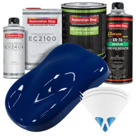 Restoration Shop 840234509449 Shop-marine Blue-low V.o.c. Urethane Basecoat With European